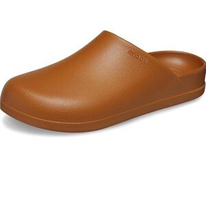 Crocs: Dylan Clogs in Cognac Size 9